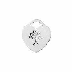 Tree of Life Heart ~ sterling silver