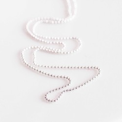 1mm Ball Chain Necklace 18 inch (46cm) 1mm Ball Chain Necklace 18 inch (46cm)