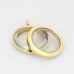 Yellow Gold Screw Top Locket - 2.5cm