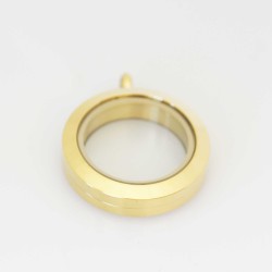 Yellow Gold Screw Top Locket - 2.5cm Yellow Gold Screw Top Locket - 2.5cm