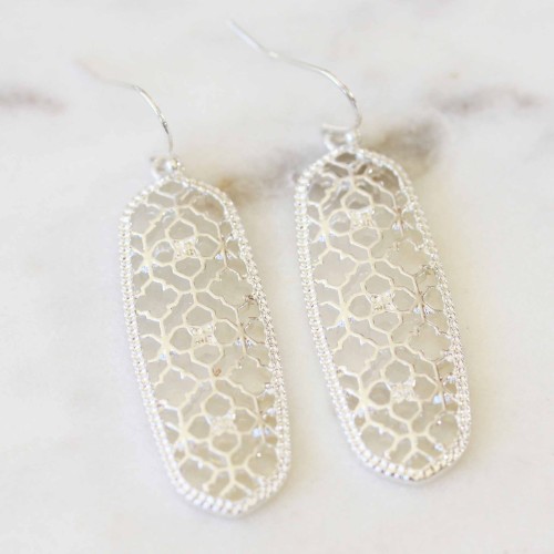Kate Earrings - Silver Tone