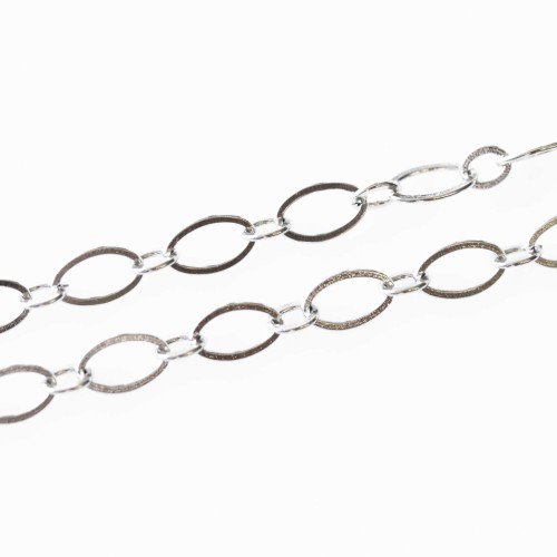 Cable necklace - Silver Tone - 30 inch 