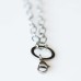 Cable necklace - Silver Tone - 30 inch 
