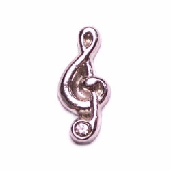 Treble Clef with Diamante Treble Clef with Diamante