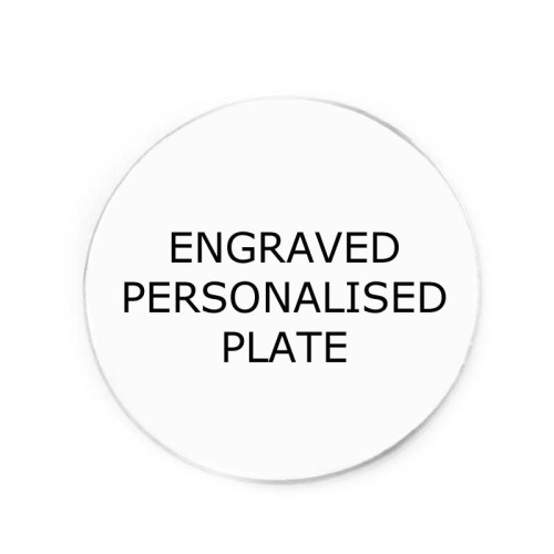 Engraved Personalised Plate - to fit 3cm wide Lockets. Engraved Personalised Plate - to fit 3cm wide Lockets.