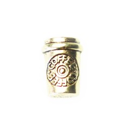 Take Away Coffee Cup - Gold Tone