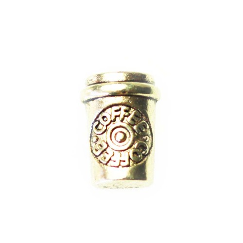 Take Away Coffee Cup - Gold Tone