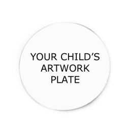 Your Child's Artwork/Handprint Plate Your Child's Artwork/Handprint Plate