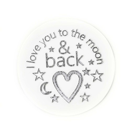 Engraved - I Love You to the Moon & Back Plate