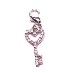 Crystal Heart Key Crystal Heart Key