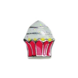 Cupcake White Icing Pink Paper