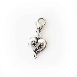 Daisy Heart - Sterling Silver Daisy Heart - Sterling Silver