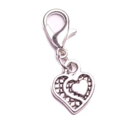 Silver Heart Dangle Silver Heart Dangle