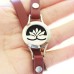 Lotus Flower - Red Wrap Bracelet Lotus Flower - Red Wrap Bracelet