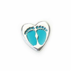Blue Feet Heart