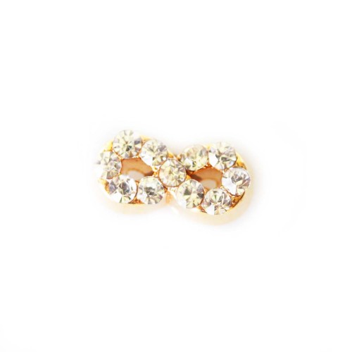 Gold Tone Infinity Charm with Crystals Gold Tone Infinity Charm with Crystals
