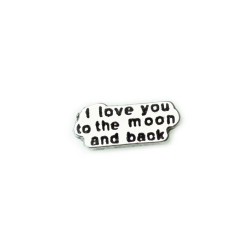 I Love you to the Moon & Back Charm I Love you to the Moon & Back Charm