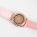 Perfume Watch Bracelet - Pink Band, Rose Gold with Diamante Locket Perfume Watch Bracelet - Pink Band, Rose Gold with Diamante Locket