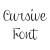Cursive 