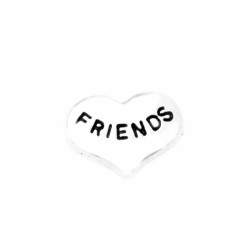 Friends Heart Silver