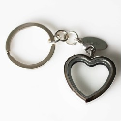 Heart Locket Key Ring Heart Locket Key Ring