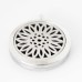 Perfume/Essential Oil Locket - Flower Design - Silver Tone Perfume/Essential Oil Locket - Flower Design - Silver Tone