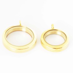 Mummy and Me - Gold Tone - Screw Top Mummy and Me - Gold Tone - Screw Top