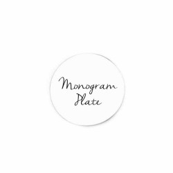 Monogram Plate