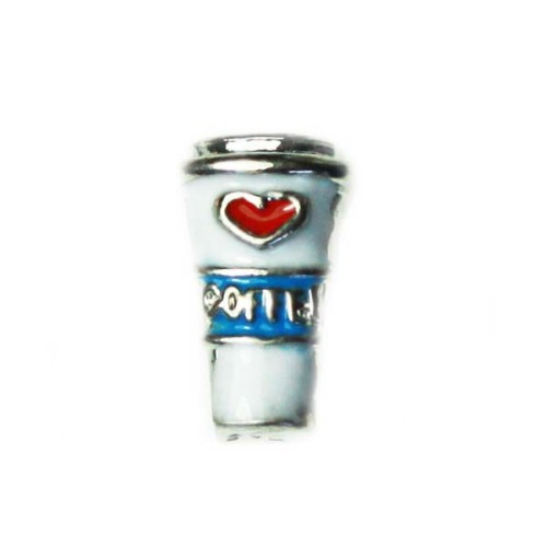 Blue and White Takeaway Coffee