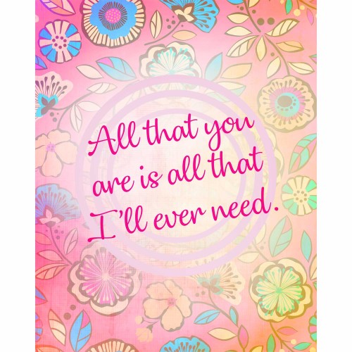 All that you are (jpeg file only) 8x10 inch
