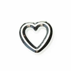 Heart Outline - Silver Tone Heart Outline - Silver Tone