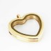 Yellow Gold Heart Locket - Tall Yellow Gold Heart Locket - Tall