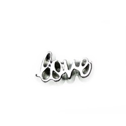 Love Word Script - Silver Love Word Script - Silver