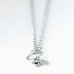 Rolo Necklace - Silver Tone - With Dangle Ring