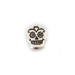 Sugar Skull - Silver Tone Sugar Skull - Silver Tone