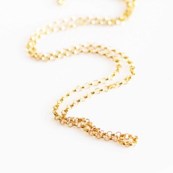 1.8mm Cable Necklace - Gold Filled - 18 inch (46cm) 1.8mm Cable Necklace - Gold Filled - 18 inch (46cm)