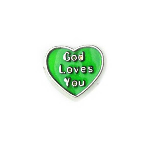 God loves you - Green Heart