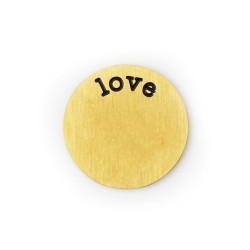 Love Plate - Copper Tone Love Plate - Copper Tone