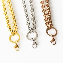 6mm Belcher Necklace - 24 inch (61cm) 6mm Belcher Necklace - 24 inch (61cm)
