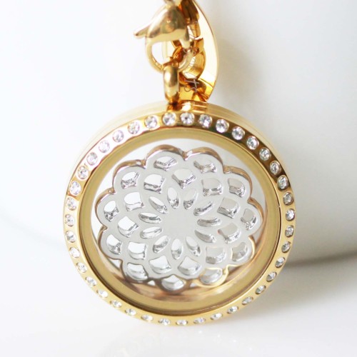 Locket + Intricate Spiral Combo Locket + Intricate Spiral Combo