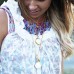 Rolo Necklace - Gold Tone - With Dangle Ring