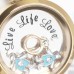 Personalised Hand Stamped Plate (to fit 3 cm locket only) Personalised Hand Stamped Plate (to fit 3 cm locket only)