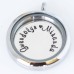 Personalised Hand Stamped Plate (to fit 3 cm locket only) Personalised Hand Stamped Plate (to fit 3 cm locket only)