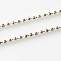 3mm Ball Chain Necklace - Sterling silver FROM $30 click for more length options. 3mm Ball Chain Necklace - Sterling silver FROM $30 click for more length options.