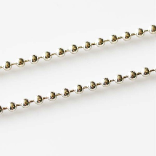 3mm Ball Chain Necklace - Sterling silver FROM $30 click for more length options. 3mm Ball Chain Necklace - Sterling silver FROM $30 click for more length options.