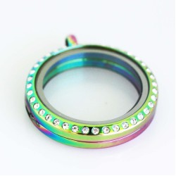 Rainbow Bling Magnetic Locket Rainbow Bling Magnetic Locket
