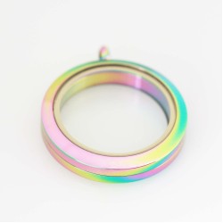 Rainbow Screw Top Locket