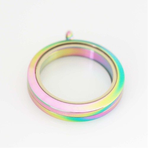 Rainbow Screw Top Locket