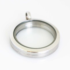 Silver Magnetic Locket Silver Magnetic Locket
