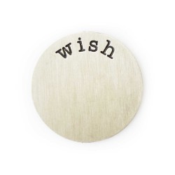Wish Plate - Silver Tone